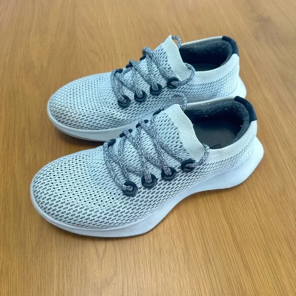 allbirds Men’s Tree Dasher Size 8.5 Light Gray - Picture 1 of 8